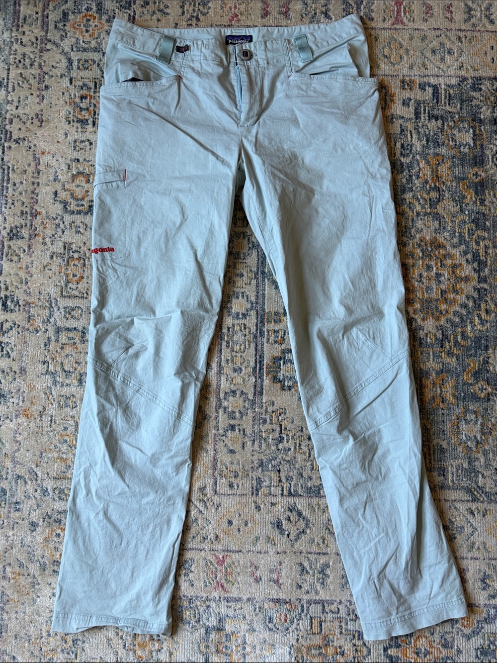 Patagonia Women's Light Blue Straight-Leg Outdoor Pants